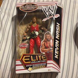 WWE Elite Collection Flashback Kevin Nash in Red and Black